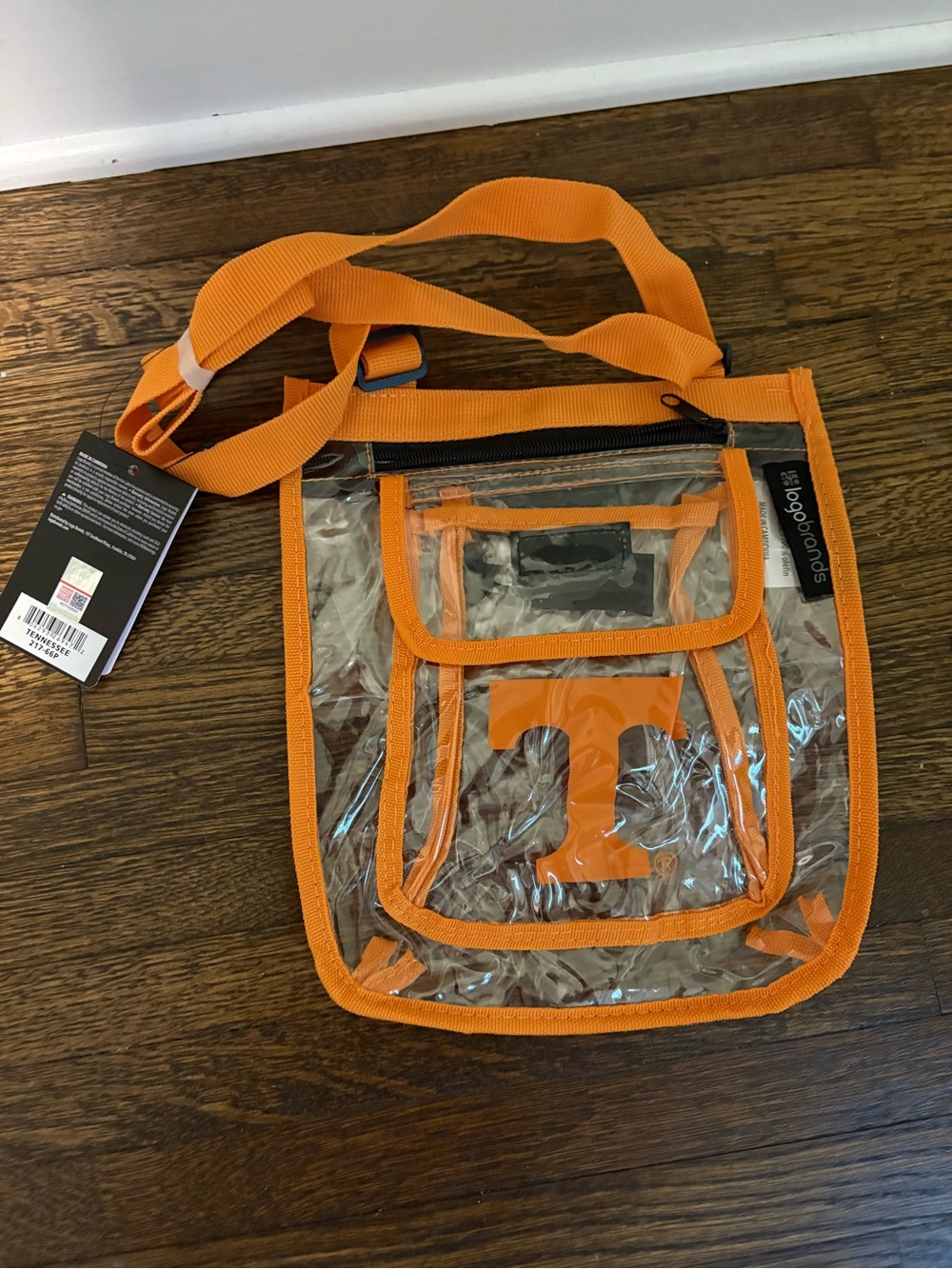 University of Tennessee Volunteers - clear crossbody stadium bag - NWT